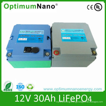 Deep Cycle LiFePO4 Battery 12V 30ah for Solar Street Light